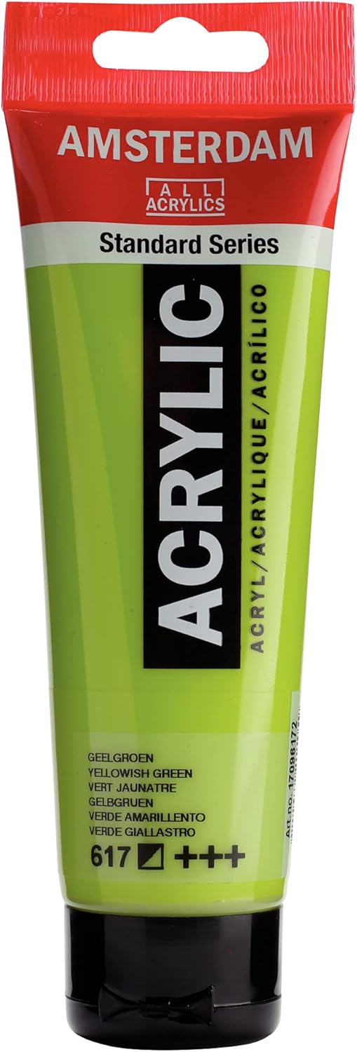 AMSTERDAM STANDARD ACRYLIC 120ML YELLOWISH GREEN 617
