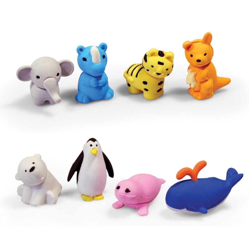 ANIMAL FRIENDS ERASER PACK