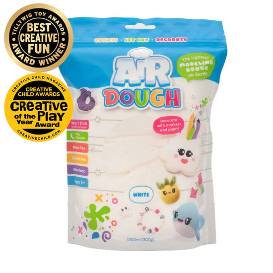 AIR DOUGH - WHITE AIR DRY ULTRA LIGHT CLAY