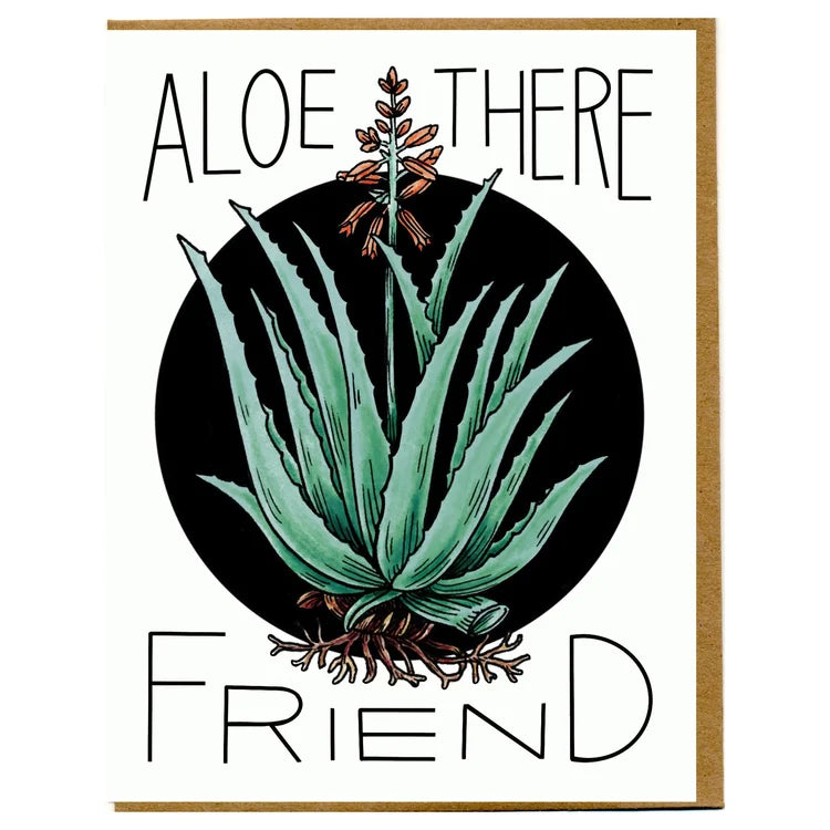 BANNER CARD- ALOE THERE FRIEND