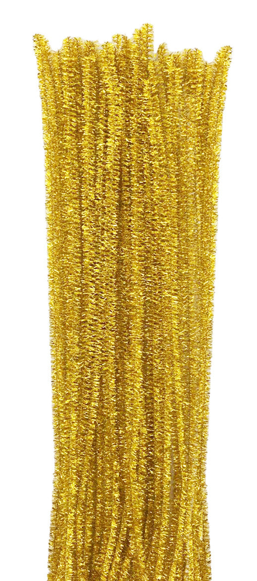 CHENILLE STEMS 11.8" X 0.24" PACK OF 25 - GOLD