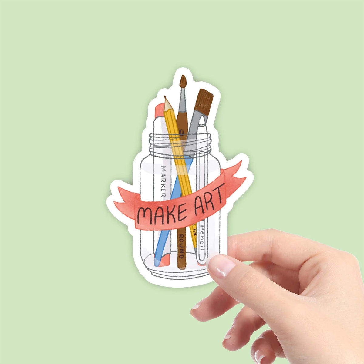 STICKER - MAKE ART