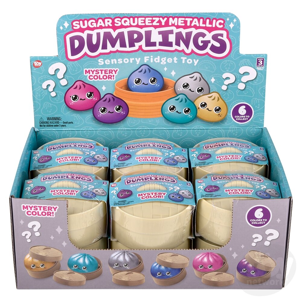 3" SUGAR SQUEEZY  METALLIC DUMPLING
