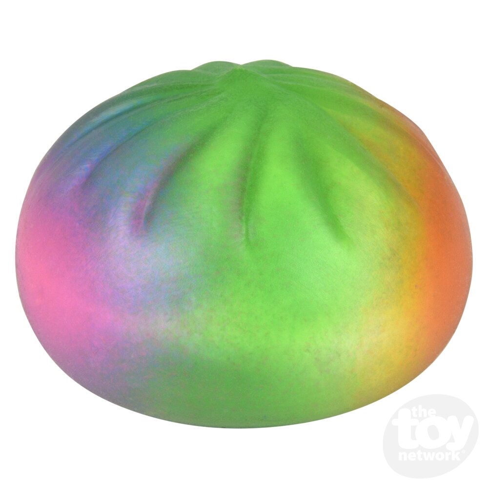 2" SQUISH &amp; STRETCH RAINBOW  DUMPLING