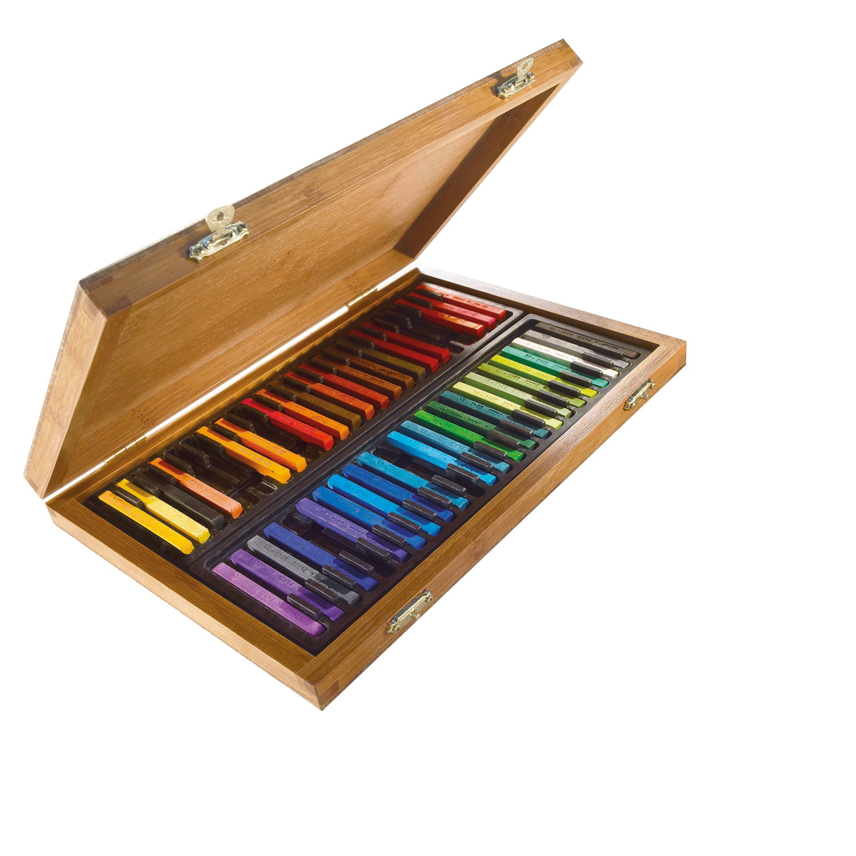 CONTE COLOUR PASTEL CARRÉ WOOD BOX 48 SET - ASSORTED