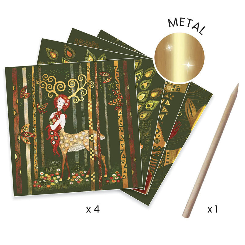 INSPIRED KLIMT SCRTCH ART KIT