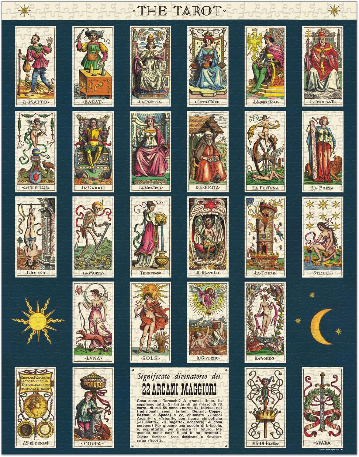1000 PIECE VINTAGE PUZZLE - TAROT
