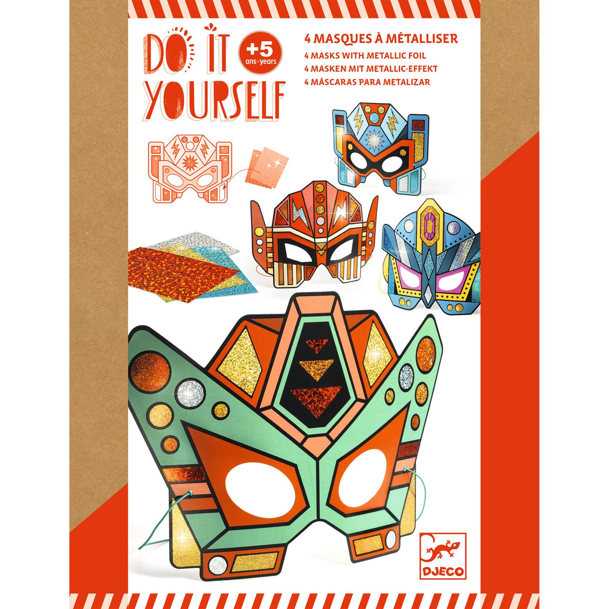 DIY ROBOT FOIL MASKS