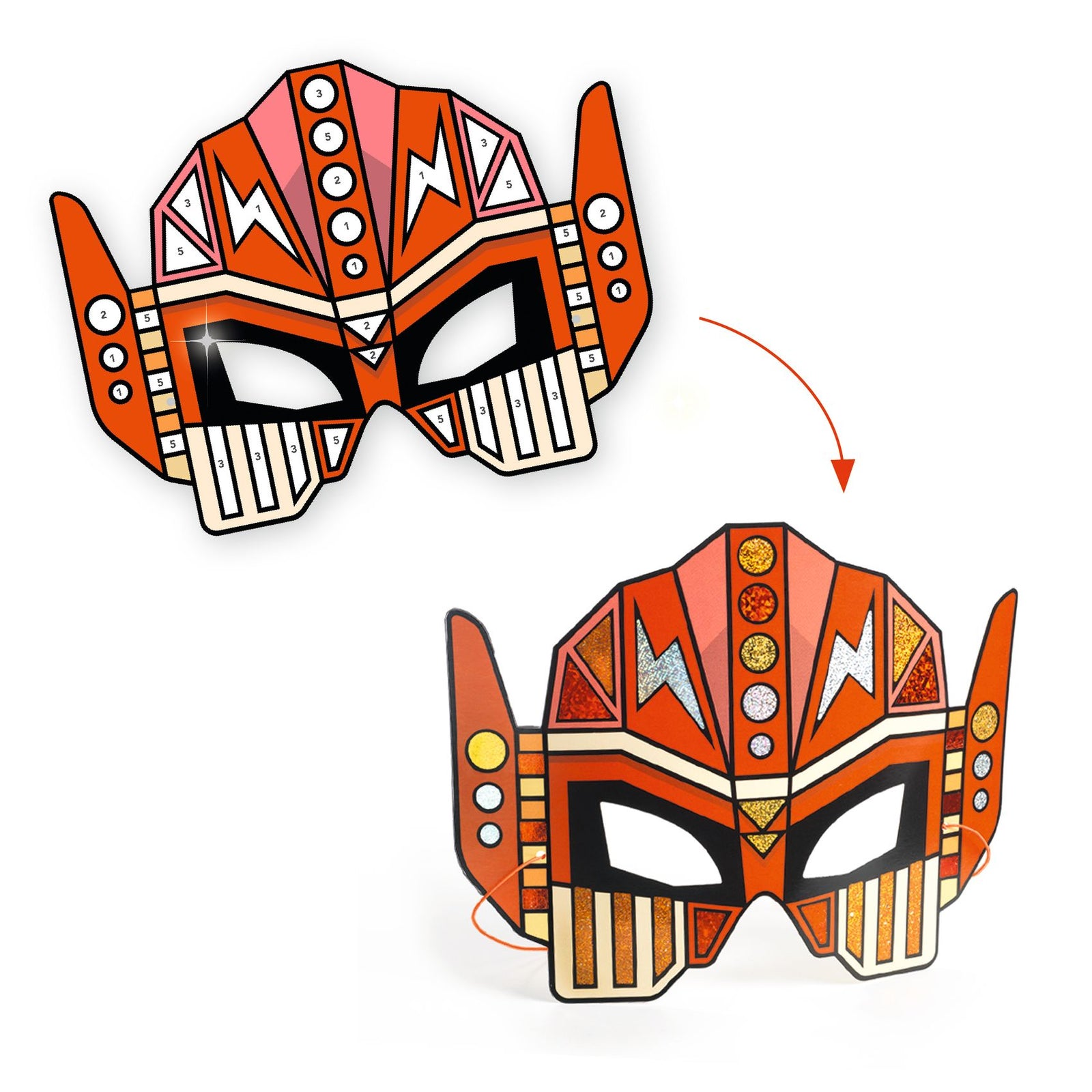 DIY ROBOT FOIL MASKS