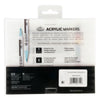 ACRYLIC MARKERS PRIMARY NEON COLORS DUAL BRUSH 12PK