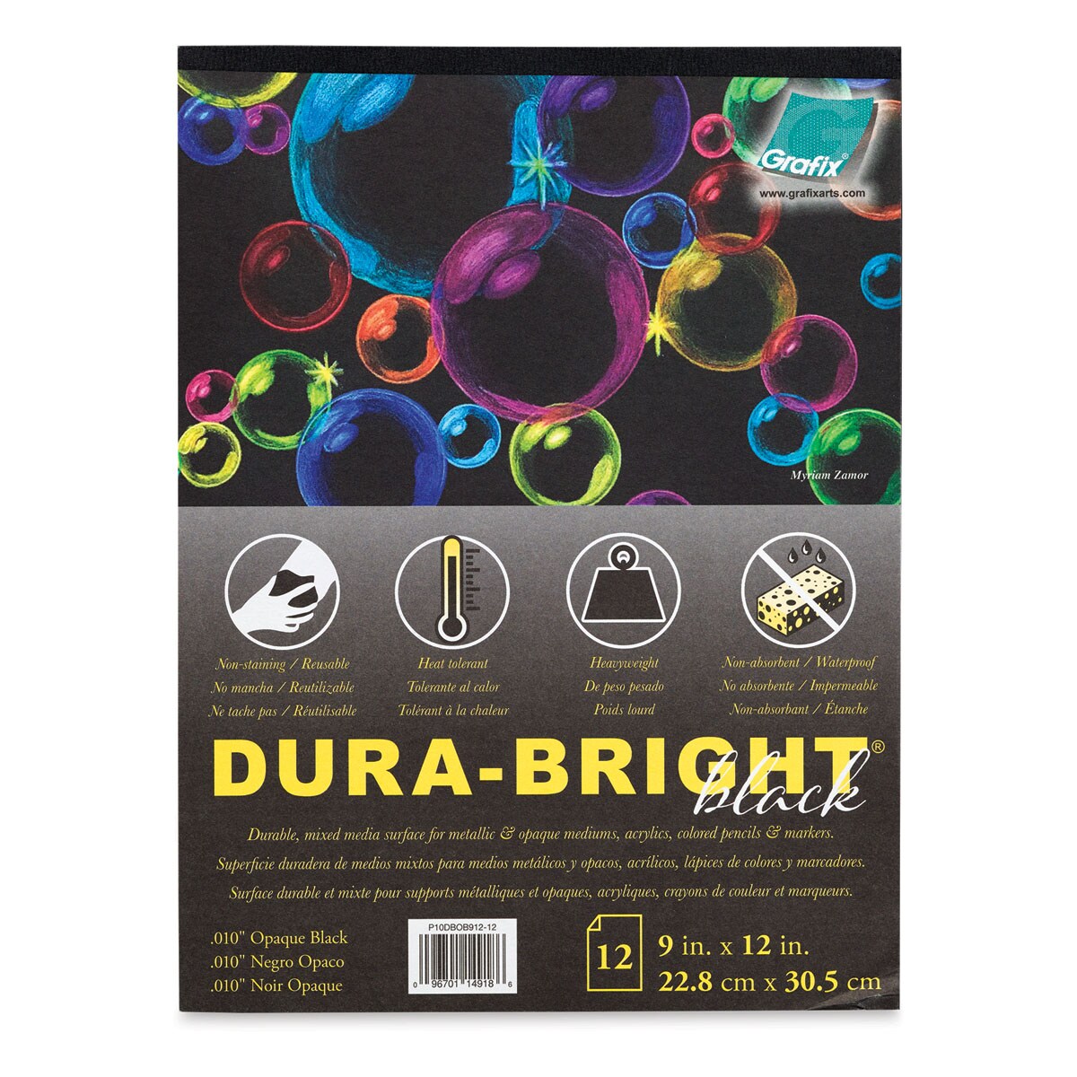 DURA-BRIGHT 9X12&quot; PAD BLACK