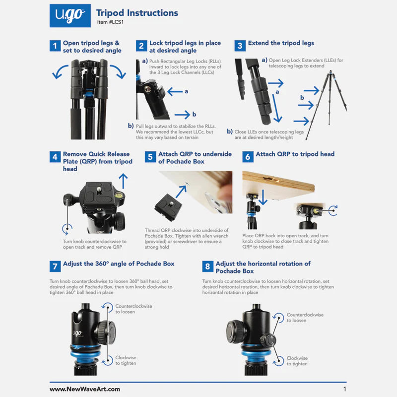 U.GO™ TRIPOD | MODEL LCS1