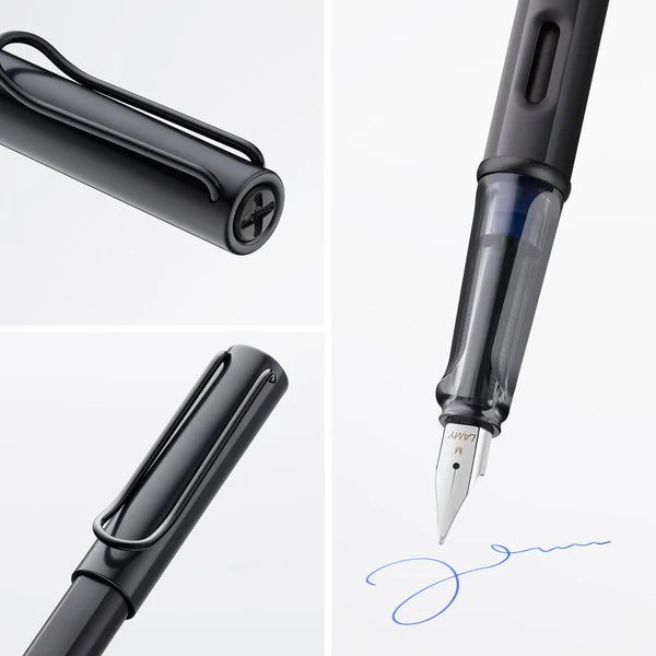 AL-STAR FOUNTAIN PEN - BLACK (MEDIUM NIB)