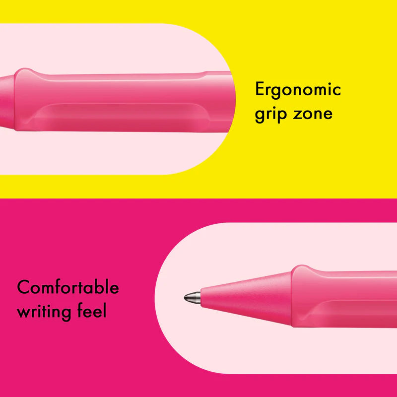 SAFARI FOUNTAIN PEN - NEON PINK (MEDIUM NIB)