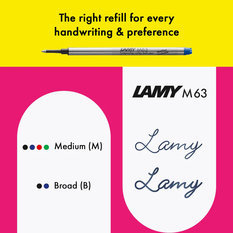 SAFARI ROLLERBALL PEN - NEON PINK