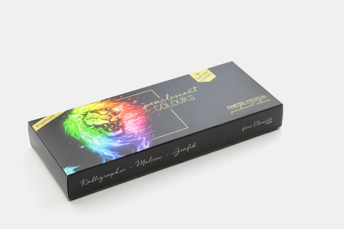 FINETEC PREMIUM WATERCOLOR SET – 24 PEARLESCENT COLOURS (4 ELEMENTS)