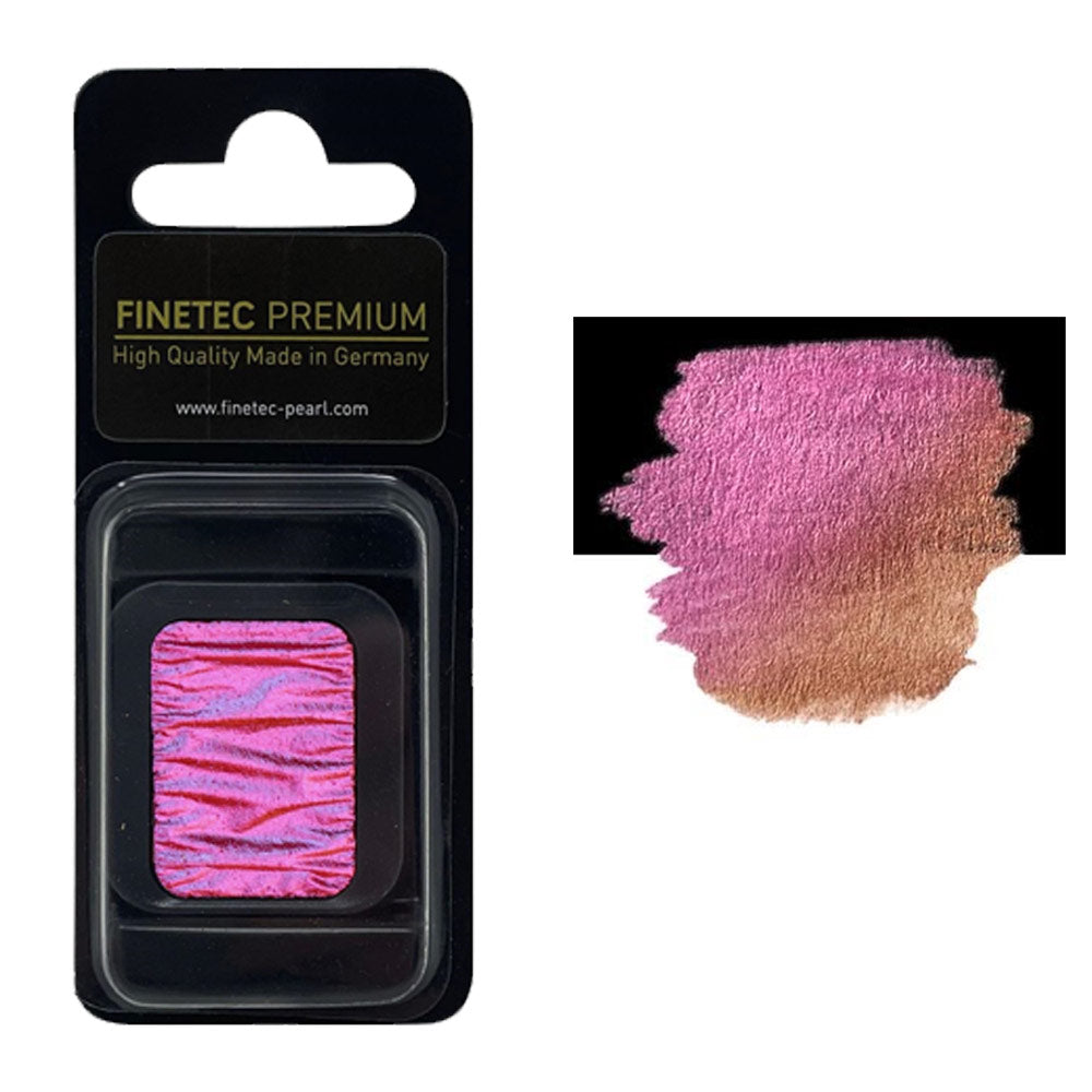 FINETEC PREMIUM WATERCOLOR PAN REFILL (FLIP-FLOP) – PINK |ORANGE