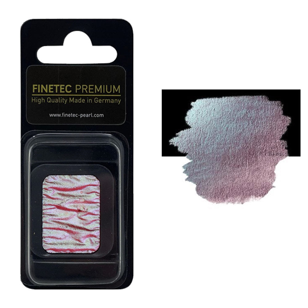 FINETEC PREMIUM WATERCOLOR PAN REFILL (FLIP-FLOP) – TURQUOISE | RED