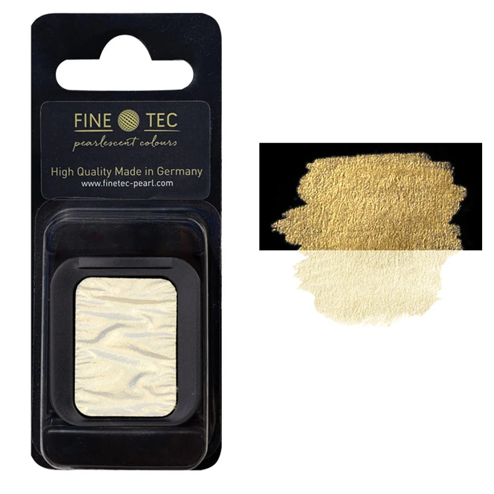 FINETEC PREMIUM WATERCOLOR PAN REFILL (IRIDESCENT) – GOLD