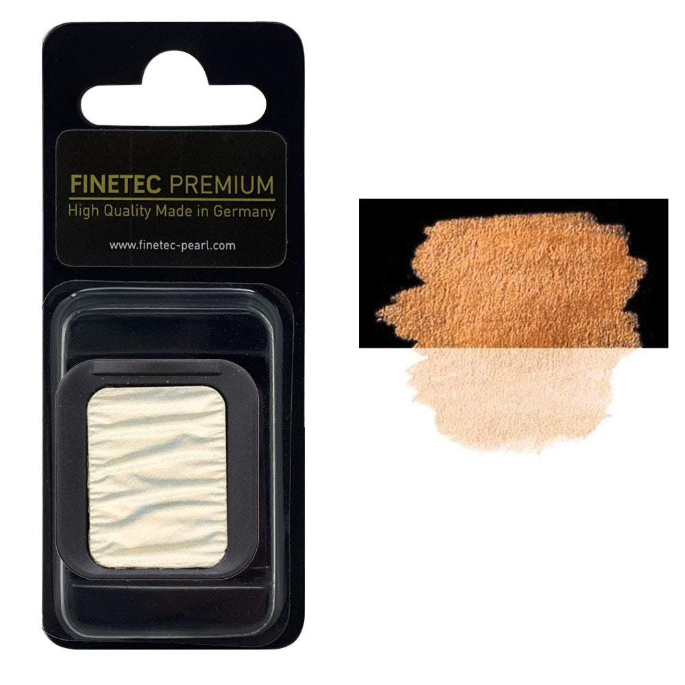 FINETEC PREMIUM WATERCOLOR PAN REFILL (IRIDESCENT) – ORANGE SKY