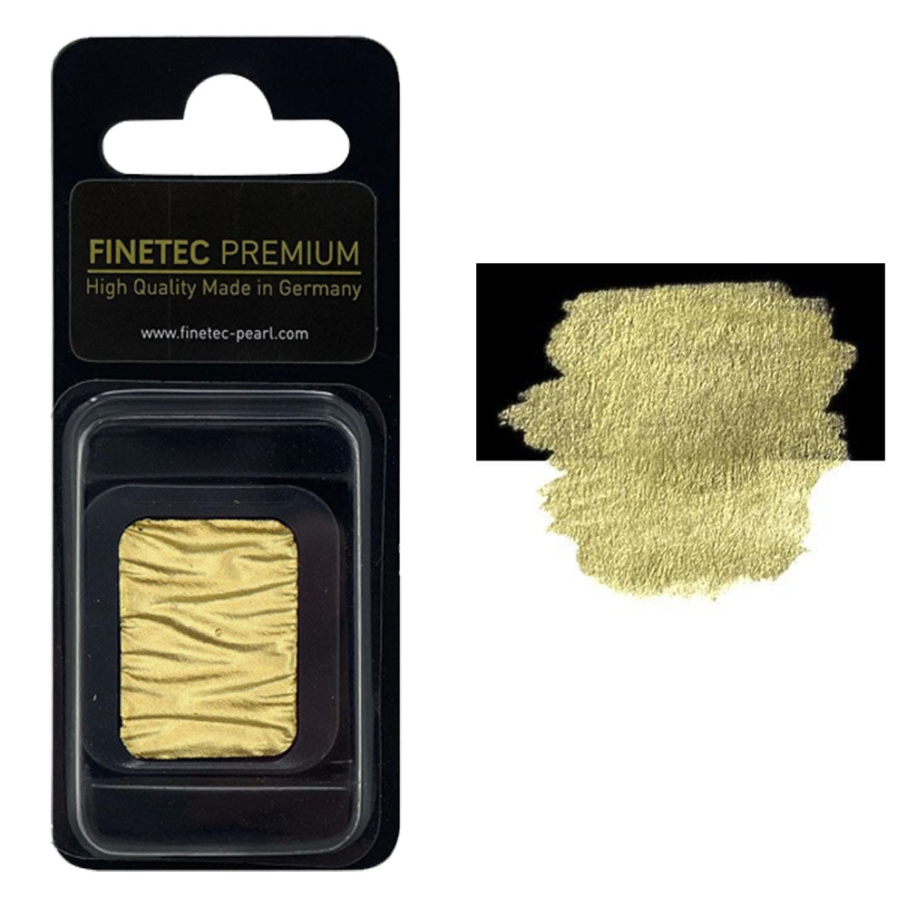 FINETEC PREMIUM WATERCOLOR PAN REFILL (PEARLESCENT) – RICH GOLD