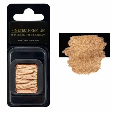 FINETEC PREMIUM WATERCOLOR PAN REFILL (PEARLESCENT SATIN) – COLORADO BROWN