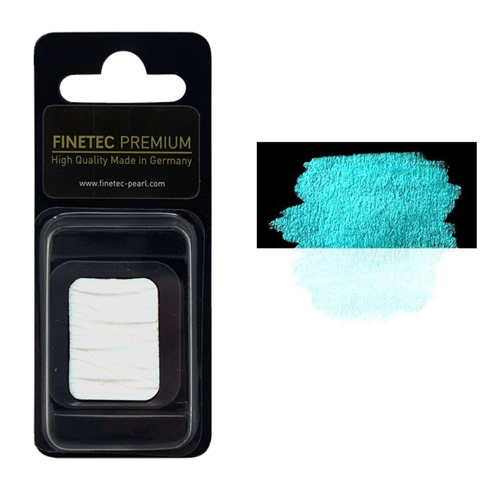 FINETEC PREMIUM WATERCOLOR PAN REFILL (PEARLESCENT) – TURQUOISE