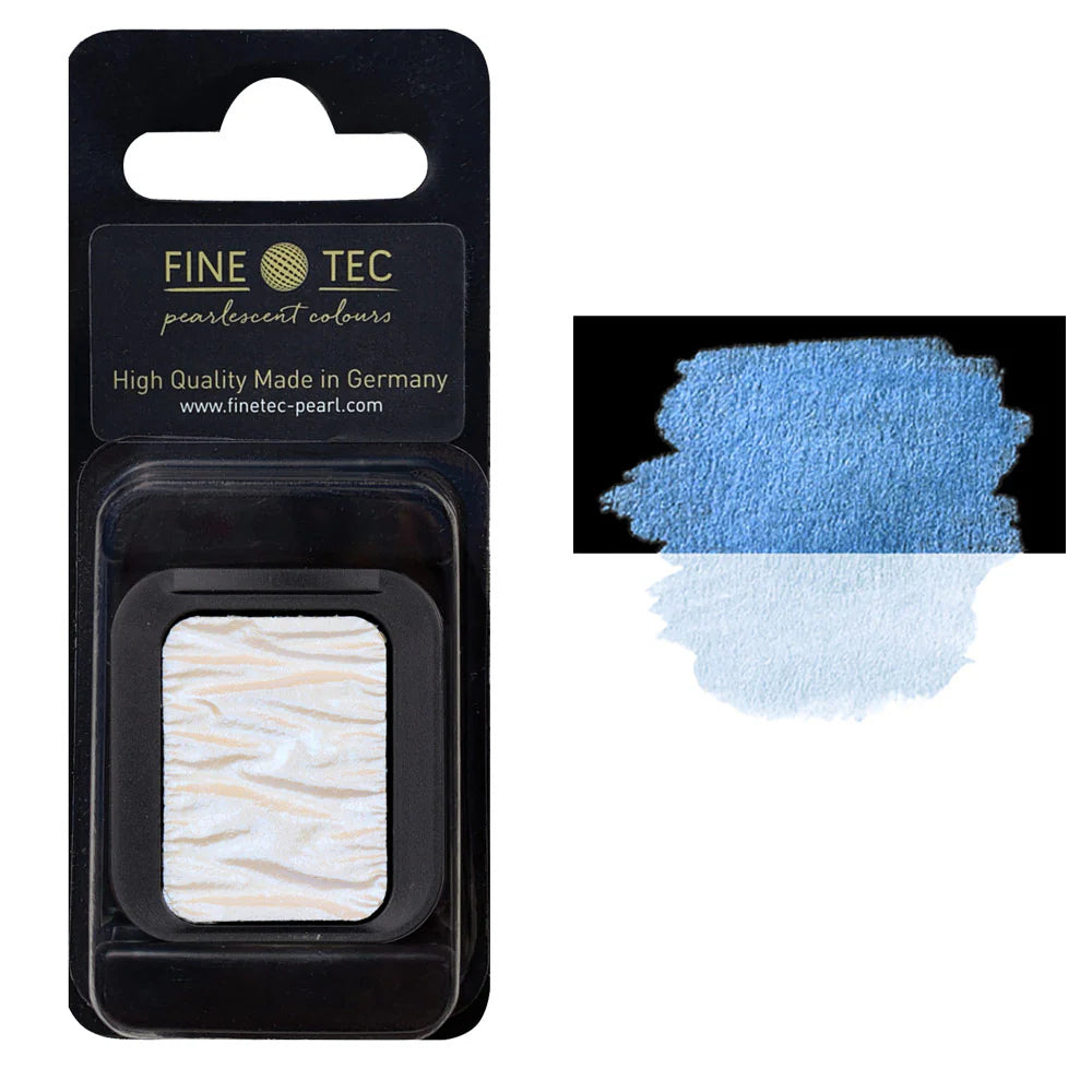FINETEC PREMIUM WATERCOLOR PAN REFILL (IRIDESCENT) – SAPPHIRE BLUE