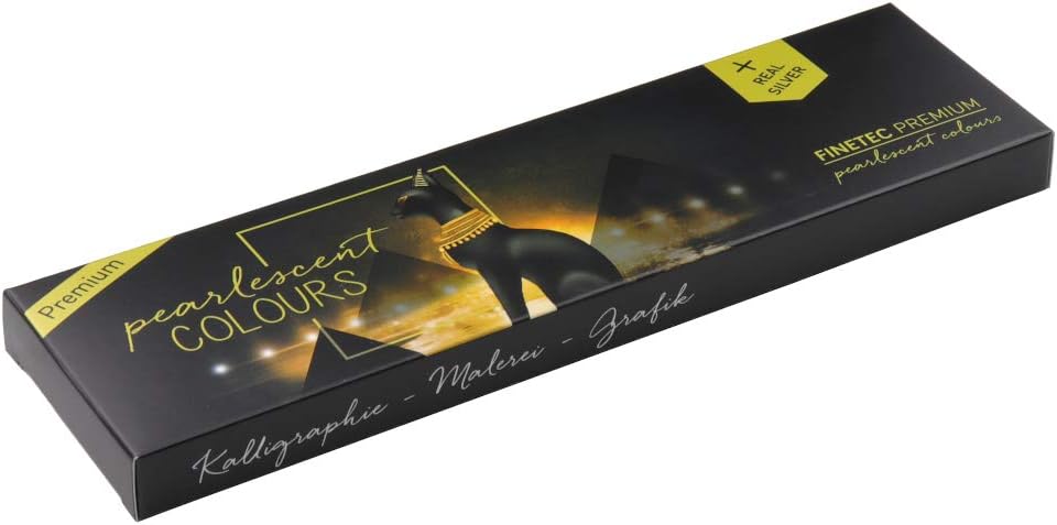 FINETEC PREMIUM WATERCOLOR SET – 6 PEARLESCENT COLOURS (ANTIQUE TONES)