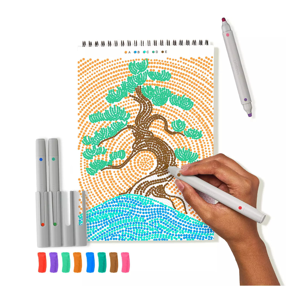 FLOWART DOT - BY - LETTER , LANDSCAPES