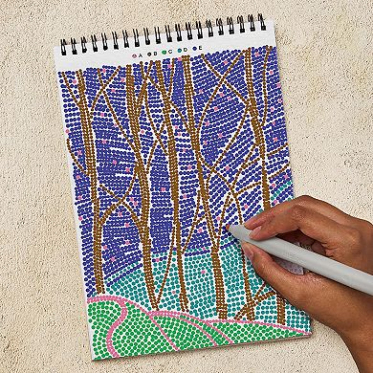 FLOWART DOT - BY - LETTER , LANDSCAPES