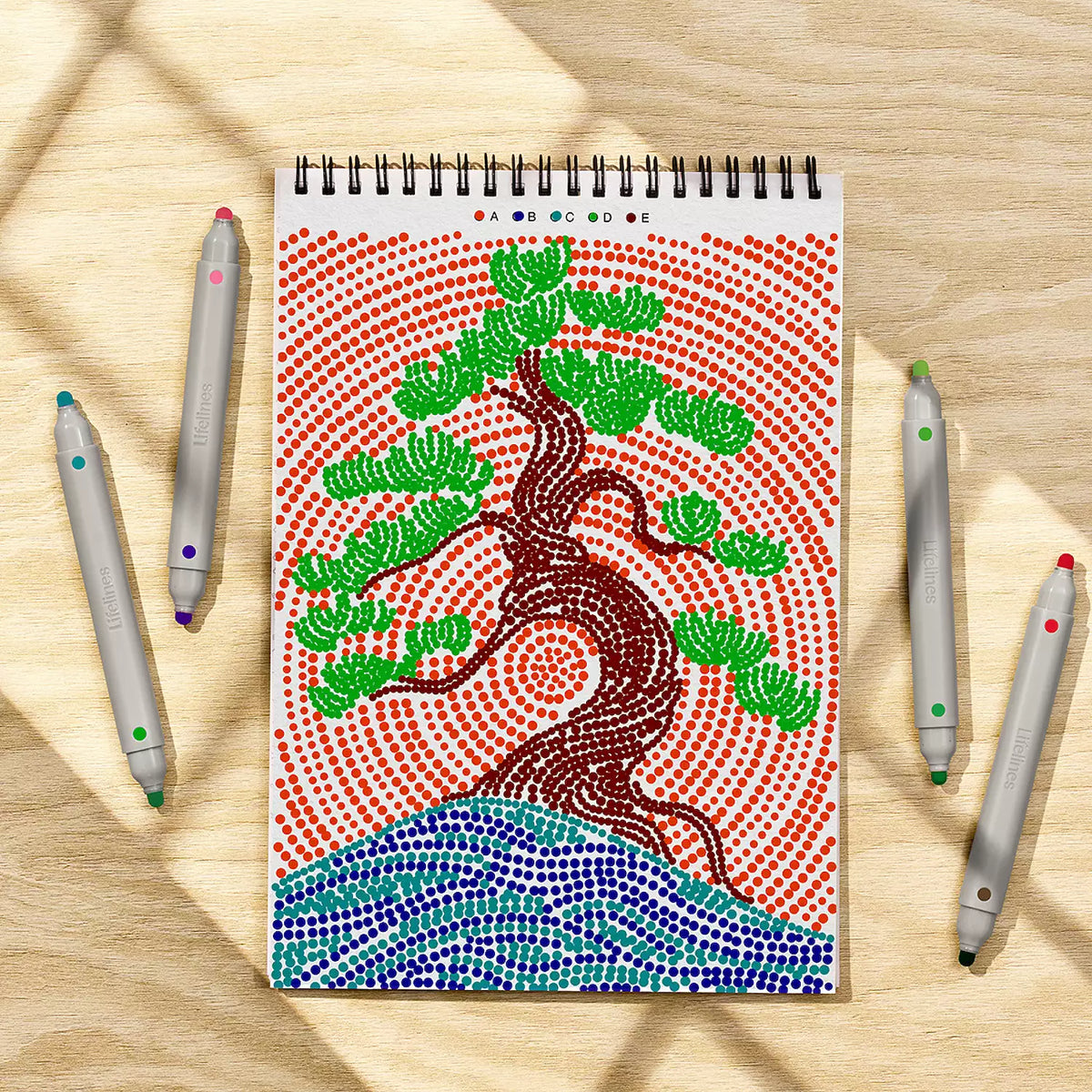 FLOWART DOT - BY - LETTER , LANDSCAPES