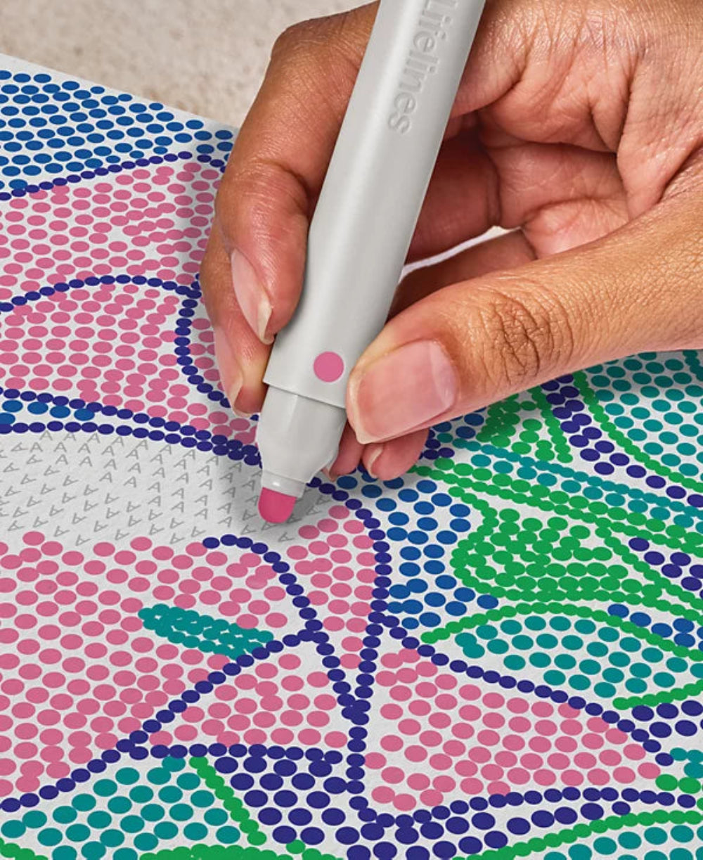 FLOWART DOT - BY - DOT LETER, BOTANICALS