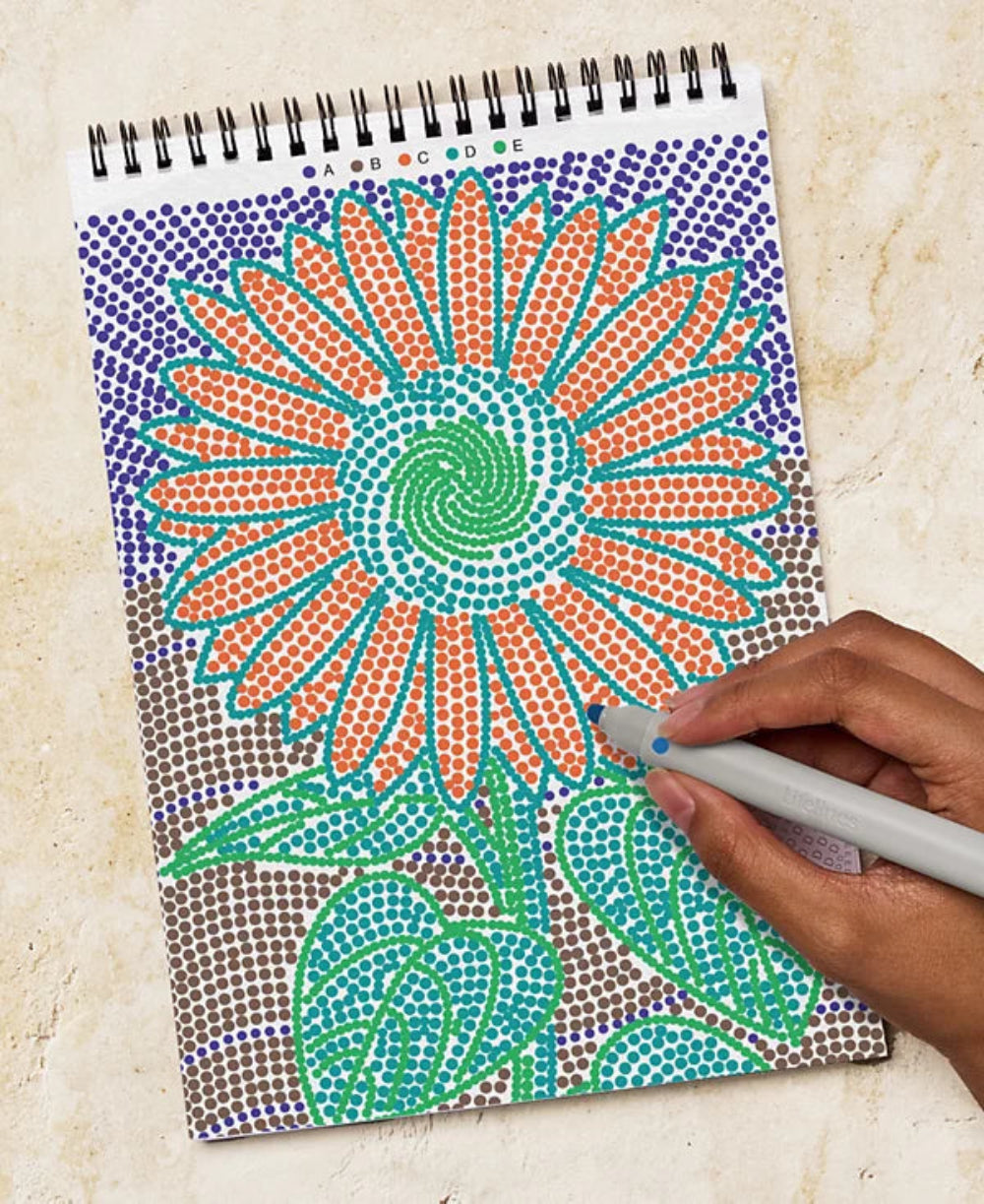 FLOWART DOT - BY - DOT LETER, BOTANICALS