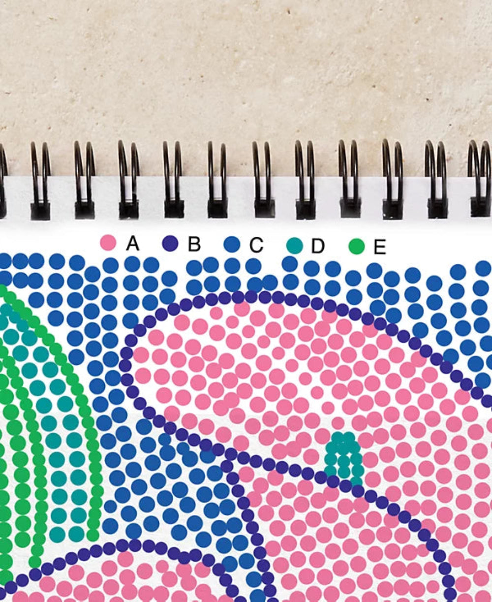 FLOWART DOT - BY - DOT LETER, BOTANICALS