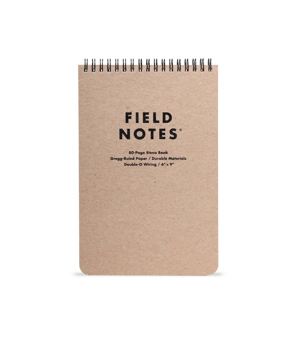 FIELD NOTES SINGLE STENO GREGG - RULED PAPER 80 PAGES