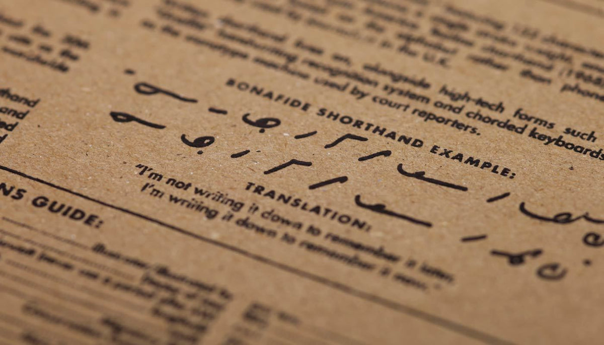 FIELD NOTES SINGLE STENO GREGG - RULED PAPER 80 PAGES