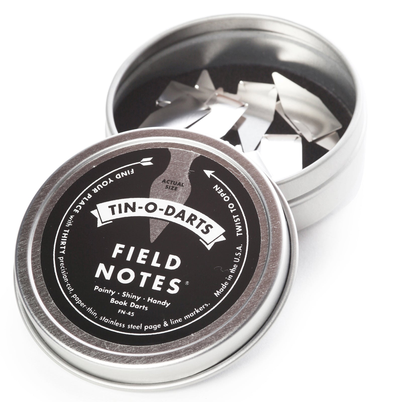 FIELD NOTES, TIN - O - DARTS 30 PAGE / LINE MARKERS