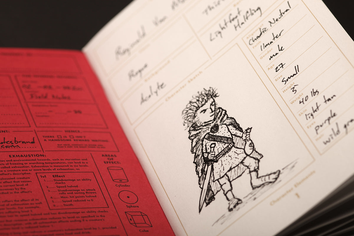 FIELD NOTES DUNGEONS &amp; DRAGONS 5E CHARACTER JOURNALS 2PACK