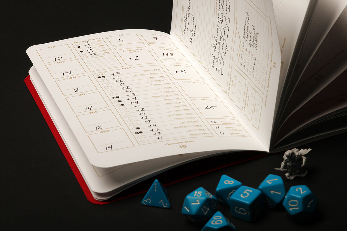 FIELD NOTES DUNGEONS & DRAGONS 5E CHARACTER JOURNALS 2PACK
