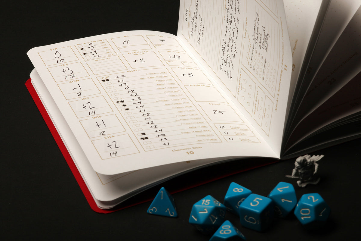 FIELD NOTES DUNGEONS &amp; DRAGONS 5E CHARACTER JOURNALS 2PACK