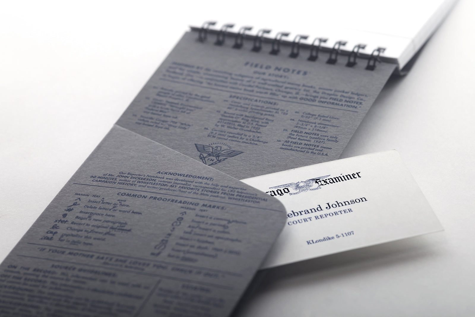 FIELD NOTES, FRONT PAGE REPORTER'S NOTEBOOKS 2 - PACK
