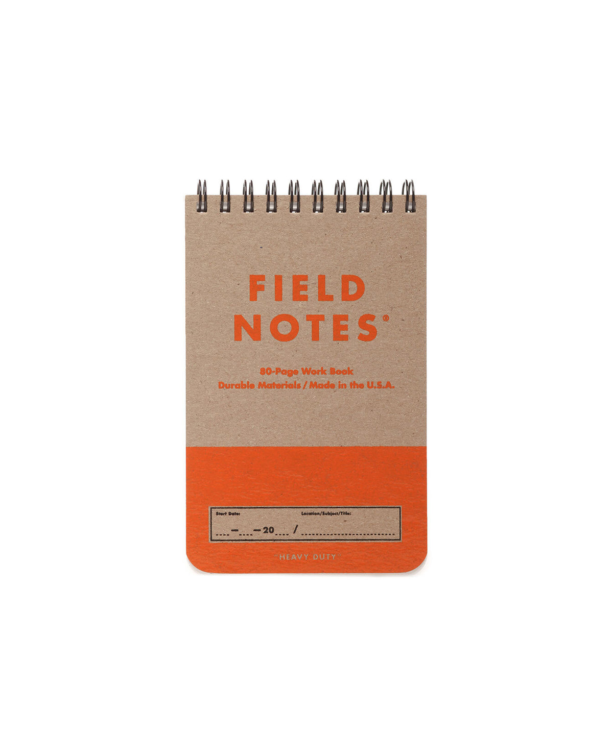 FIELD NOTES HEAVY DUTY MEMO - SIZED WORK BOOK 2PACK