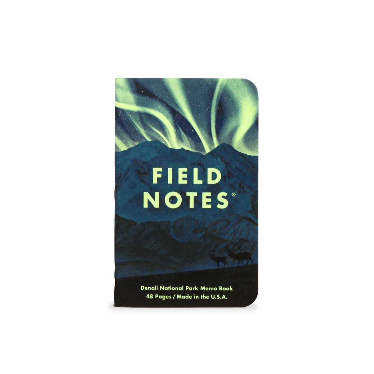 FIELD NOTES NATIONAL PARKS MEMO BOOKS 3PK - SERIES E - DENALI, CUYAHOGA, OLYMPIC