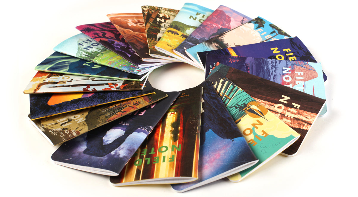 FIELD NOTES NATIONAL PARKS MEMO BOOKS - SERIES  C - 3PK ROCKY MOUNTAIN, GREAT SMOKY, YELLOWSTONE