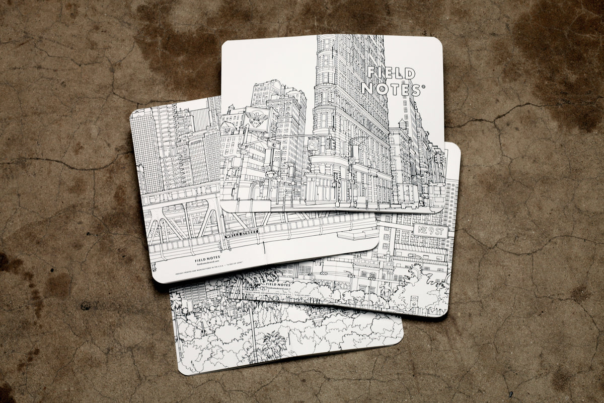 FIELD NOTES, STREETSCAPES - PACK A - NEW YORK CITY &amp; MIAMI (2PACK)