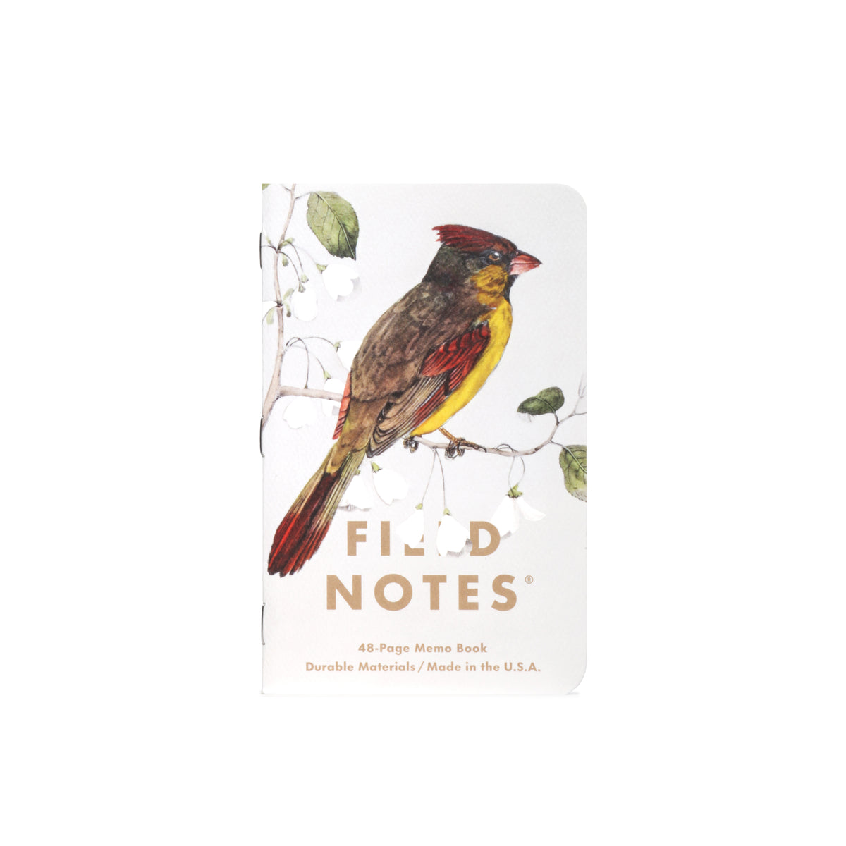 FIELD NOTES 3 PACK, BIRDS AND TREES OF NORTH AMERICA - PACK C - REDSTART, CARDINAL, REDSHOULDER HAWK