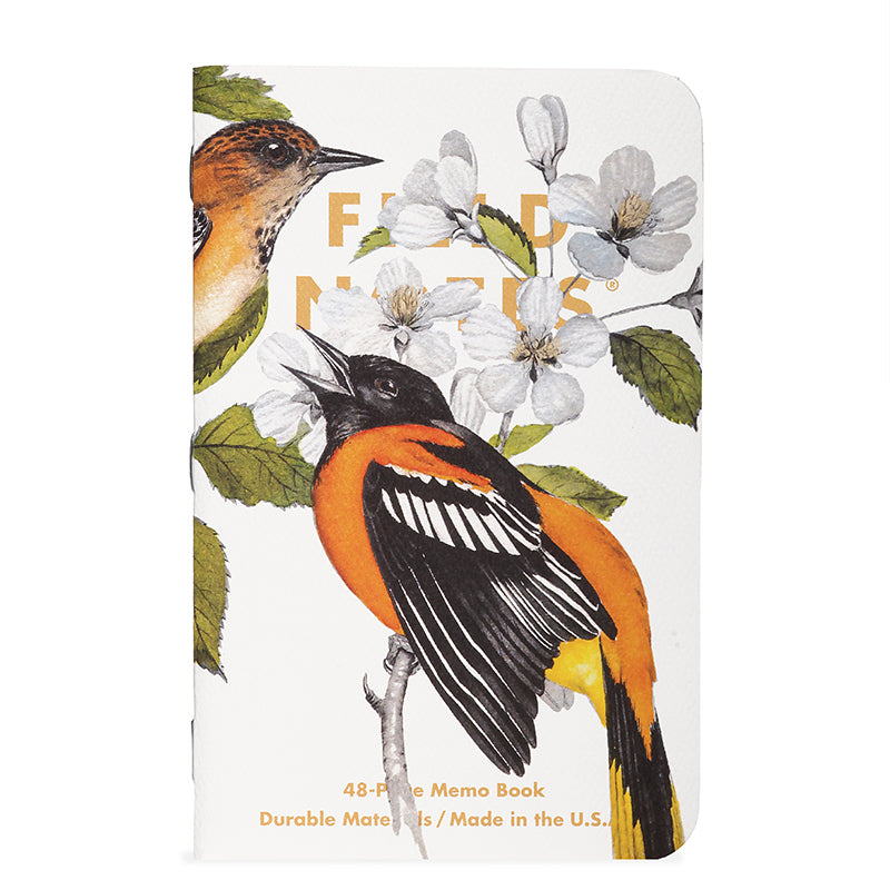 FIELD NOTES 3 PACK, BIRDS AND TREES OF NORTH AMERICA - PACK B - PINE GROSBEAK, BALTIMORE ORIOLE, SULPHURBELLY FLYCATCHER