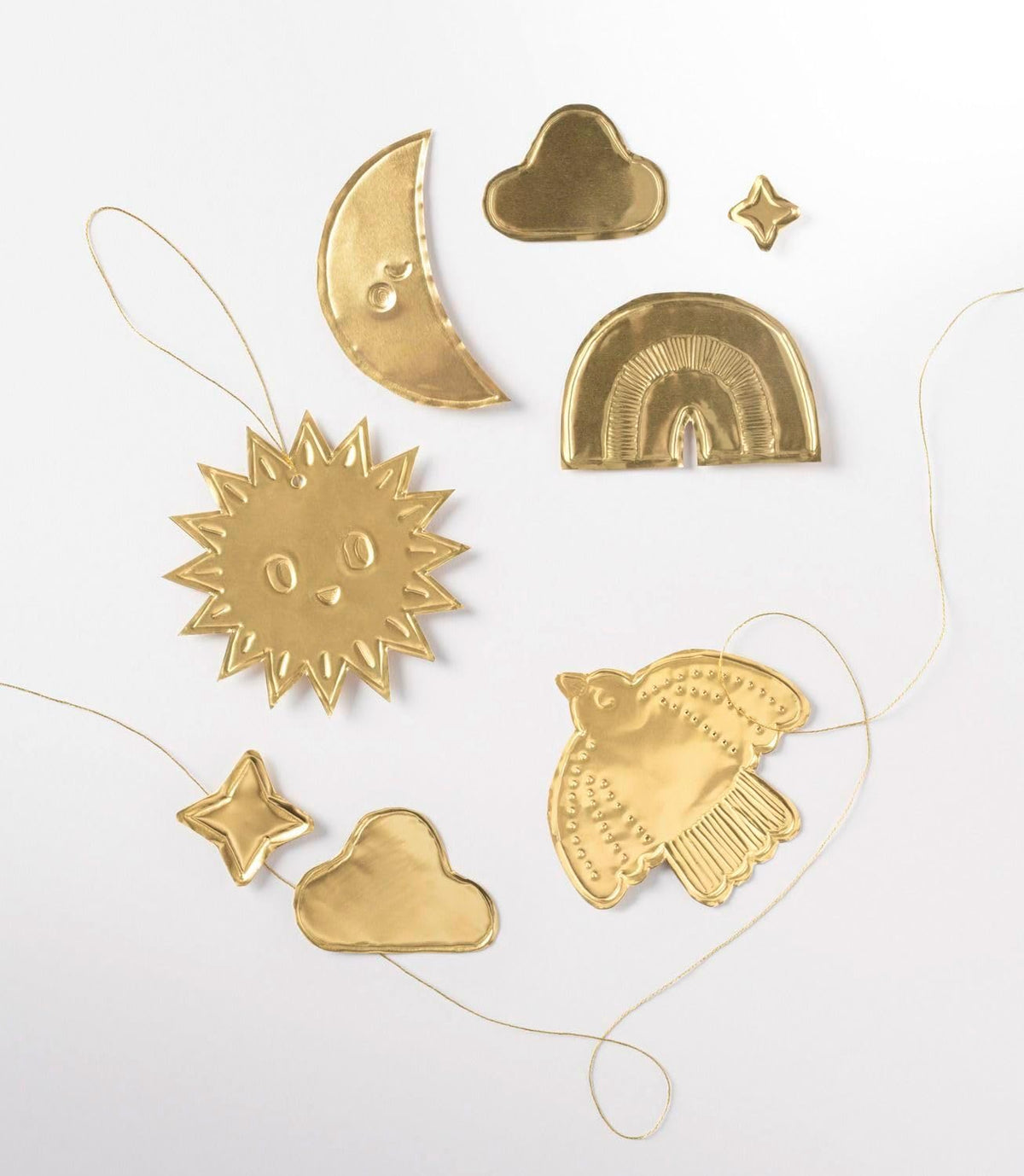 FOLIA DIY ALUM EMBOSSING FOIL 7.3 X11.4 SHEET - GOLD