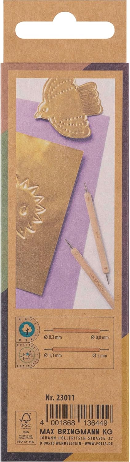 FOLIA - EMBOSSING STYLUS 2 TOOLS